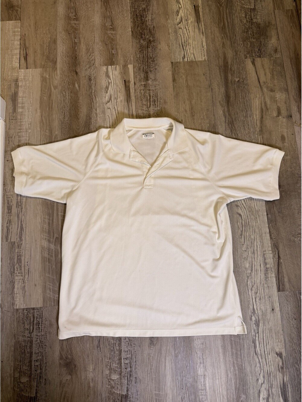 Gander Mountain Guide Series Mens XL White Vented Performance Polo Fishing Shirt